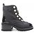 Timeless Chanel Lackleder-Stiefel mit Perlenimitation Schwarz