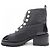 Timeless Chanel Lackleder-Stiefel mit Perlenimitation Schwarz - Ansicht 2