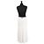 Falda midi blanca Miu Miu con adornos de cristal Blanco