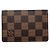 Organizer Capa de passaporte em canvas Damier Louis Vuitton Marrom