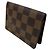 Organizer Capa de passaporte em canvas Damier Louis Vuitton Marrom - vista 9