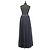Falda maxi de tul azul marino corte A-line Needle & Thread - vista 2