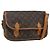 Gibeciere Borsa Messenger Gibecière Monogram Canvas MM Louis Vuitton Marrone