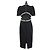 Rebecca Vallance Eva Midi-Kleid Schwarz mit Perlen - Ansicht 2