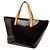 Borsa Bellevue PM in Monogram Vernis Louis Vuitton Bordò Porpora - vista 2