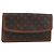 Louis Vuitton Damen Pochette Monogramm Canvas PM Braun