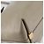 Chloé Bolso Tote de cuero beige y dorado Chloe C Auth am10250V - vista 13