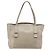 Chloé Bolso Tote de cuero beige y dorado Chloe C Auth am10250V - vista 3