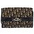 Borsa a spalla in tela Trotter Christian Dior blu navy oro Auth 159985 D'oro - vista 2