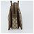 Bolso de mano GUCCI GG Supreme Web Sherry Line PVC Beige Oro 41 02 079 Auth 159288 Dorado - vista 5