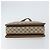 Bolso de mano GUCCI GG Supreme Web Sherry Line PVC Beige Oro 41 02 079 Auth 159288 Dorado - vista 9