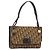 Borsa a Spalla in Tela Trotter Christian Dior Beige Oro Auth 159384