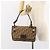 Borsa a Spalla in Tela Trotter Christian Dior Beige Oro Auth 159384 - vista 24