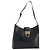 Borsa a mano Salvatore Ferragamo in pelle nera e oro Auth 160052 Nero D'oro
