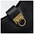Borsa a mano Salvatore Ferragamo in pelle nera e oro Auth 160052 Nero D'oro - vista 14