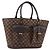LOUIS VUITTON Borsa Tote Manosque GM Damier Ebene N51120 LV Auth 159313