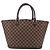 LOUIS VUITTON Borsa Tote Manosque GM Damier Ebene N51120 LV Auth 159313 - vista 2