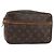 LOUIS VUITTON Pochette Compiegne 23 Monogram M51847 LV Auth ka1240 Monogramma