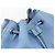 Gucci Bamboo Rucksack aus Leder hellblau Silber 370833 Auth BA9273V - Ansicht 17