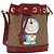 Bolsa de Ombro GUCCI Micro GG Supreme Doraemon PVC Bege Dourado 647801 Auth 161141SM