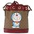 Bolsa de Ombro GUCCI Micro GG Supreme Doraemon PVC Bege Dourado 647801 Auth 161141SM - vista 2
