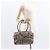 Borsa a mano Gancini in pelle Salvatore Ferragamo oro argento Auth 160099 - vista 22