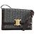 Céline CELINE C Macadam Canvas Schultertasche Grau Gold Auth 157930 Braun Golden