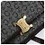 Céline CELINE C Macadam Canvas Schultertasche Grau Gold Auth 157930 Braun Golden - Ansicht 14