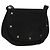 Salvatore Ferragamo Vala Shoulder Bag Suede Black Gold Auth BA9286 Golden