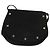 Salvatore Ferragamo Vala Shoulder Bag Suede Black Gold Auth BA9286 Golden - view 2