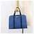 Autre Marque Borsa a mano Burberry in pelle blu e oro Auth 159091 D'oro - vista 23