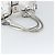 Céline Borsa a mano in pelle argento Auth 157912 - vista 7