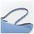 Salvatore Ferragamo Schultertasche Nylon Hellblau Silber Authentisch ka1321 - Ansicht 8