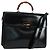 Borsa a Mano GUCCI Bamboo Smalto 2 vie Nero Oro 015 1046 3304 Auth bs32052
