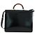 Borsa a Mano GUCCI Bamboo Smalto 2 vie Nero Oro 015 1046 3304 Auth bs32052 - vista 3