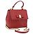 Salvatore Ferragamo Borsa a Spalla Chain Vala in Pelle 2 in 1 Rossa Oro Auth BA9424V Rosso D'oro