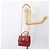 Salvatore Ferragamo Borsa a Spalla Chain Vala in Pelle 2 in 1 Rossa Oro Auth BA9424V Rosso D'oro - vista 22