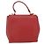 Salvatore Ferragamo Borsa a Spalla Chain Vala in Pelle 2 in 1 Rossa Oro Auth BA9424V Rosso D'oro - vista 3