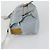 Borsa a Spalla PRADA Nylon Blu Argento Autentica 157777 - vista 4