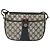 Borsa a Spalla Gucci GG Supreme Sherry Line PVC Blu Navy Oro 89 02 032 Auth 158018 D'oro - vista 2