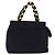 Borsa a mano Vala in tela blu navy e oro Salvatore Ferragamo Auth gh1482 D'oro
