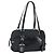 PRADA Bolsa de mão em nylon preto prata Auth ka1246