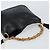 Borsa a Spalla in Pelle Gucci Bamboo 2way Nera Oro 001 3444 1638 Auth 158690 Nero D'oro - vista 6