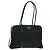 PRADA Borsa a mano in nylon pelle nera argento Auth ep12566 Nero
