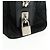 PRADA Borsa a mano in nylon pelle nera argento Auth ep12566 Nero - vista 19