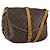 LOUIS VUITTON Borsa a Spalla Monogram Saumur 35 M42254 LV Auth 157246 Monogramma