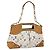 LOUIS VUITTON Bolsa de Mão Judy MM Multicolor Monograma 2em1 Branca M40255 Auth ka1257 Branco