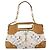 LOUIS VUITTON Bolsa de Mão Judy MM Multicolor Monograma 2em1 Branca M40255 Auth ka1257 Branco - vista 2