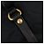 PRADA Borsa a mano in nylon pelle 2 in 1 nera oro Auth 156149 Nero D'oro - vista 18