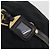 PRADA Borsa a mano in nylon pelle 2 in 1 nera oro Auth 156149 Nero D'oro - vista 19